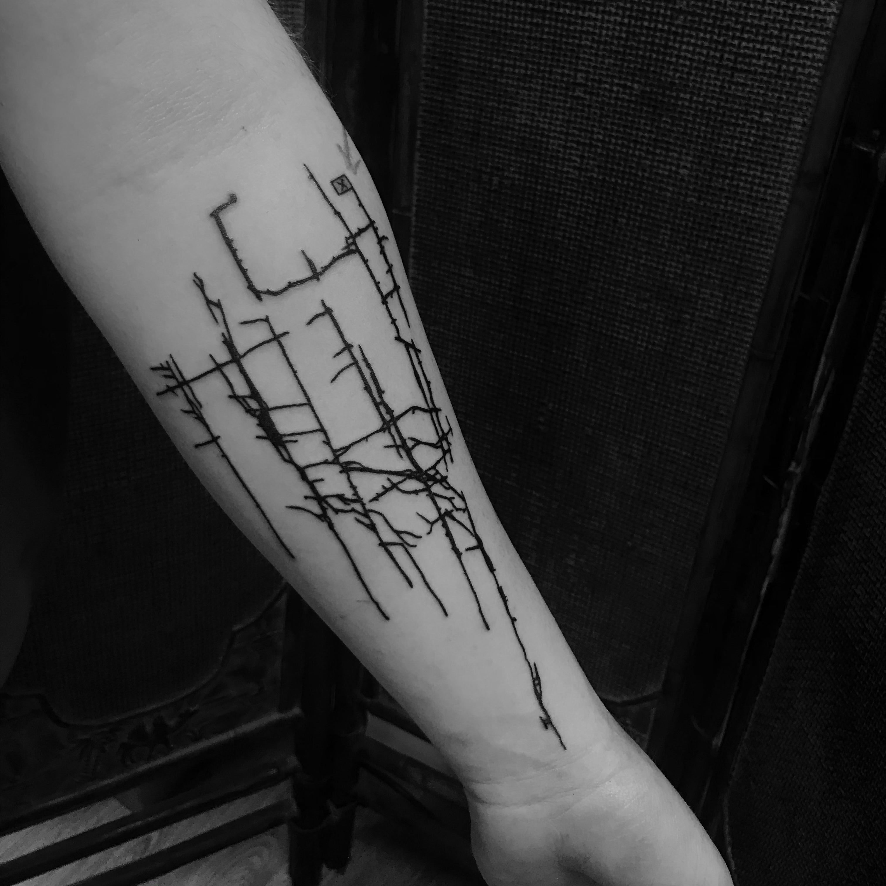 Goorazz Tattoo - Abstract calligraphy freehand black on... | Facebook